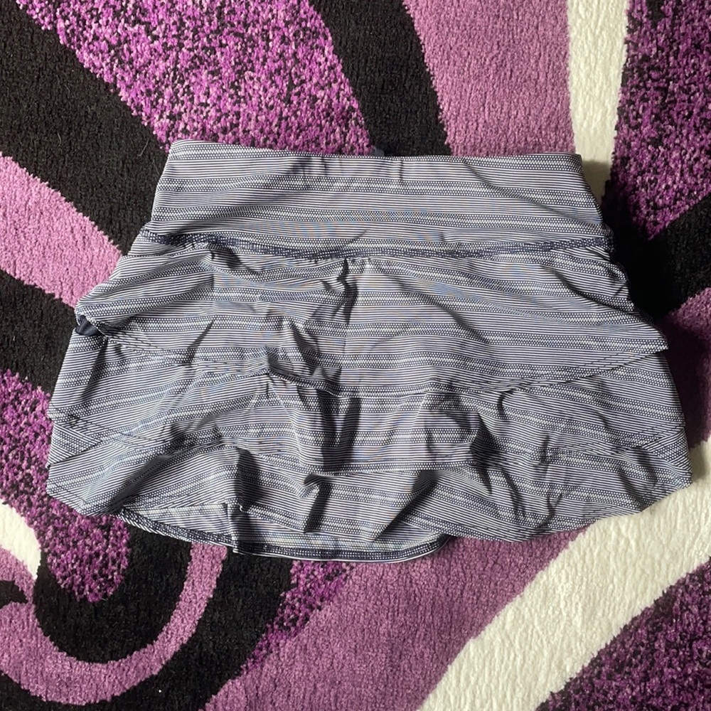 Small Navy Blue and White Athleta Skort